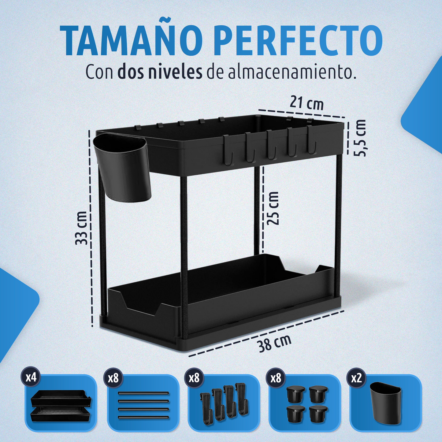Organizadores Para Debajo Del Fregadero