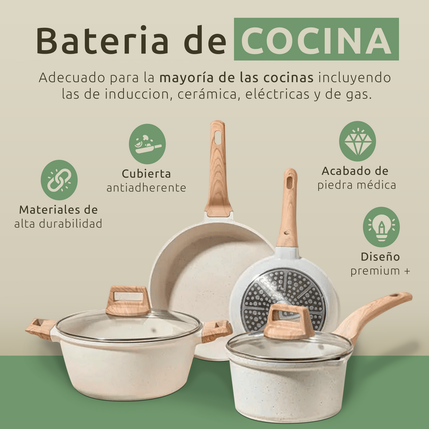 Pack De Sartenes Antiadherentes