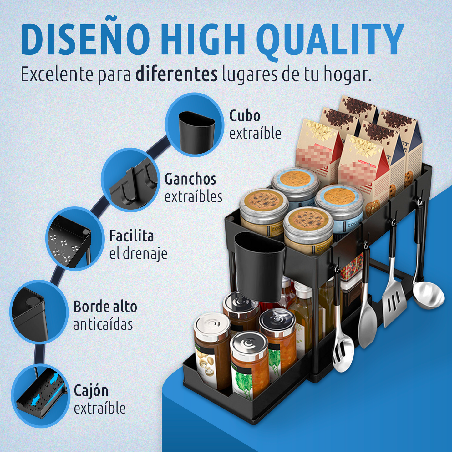 Organizadores Para Debajo Del Fregadero