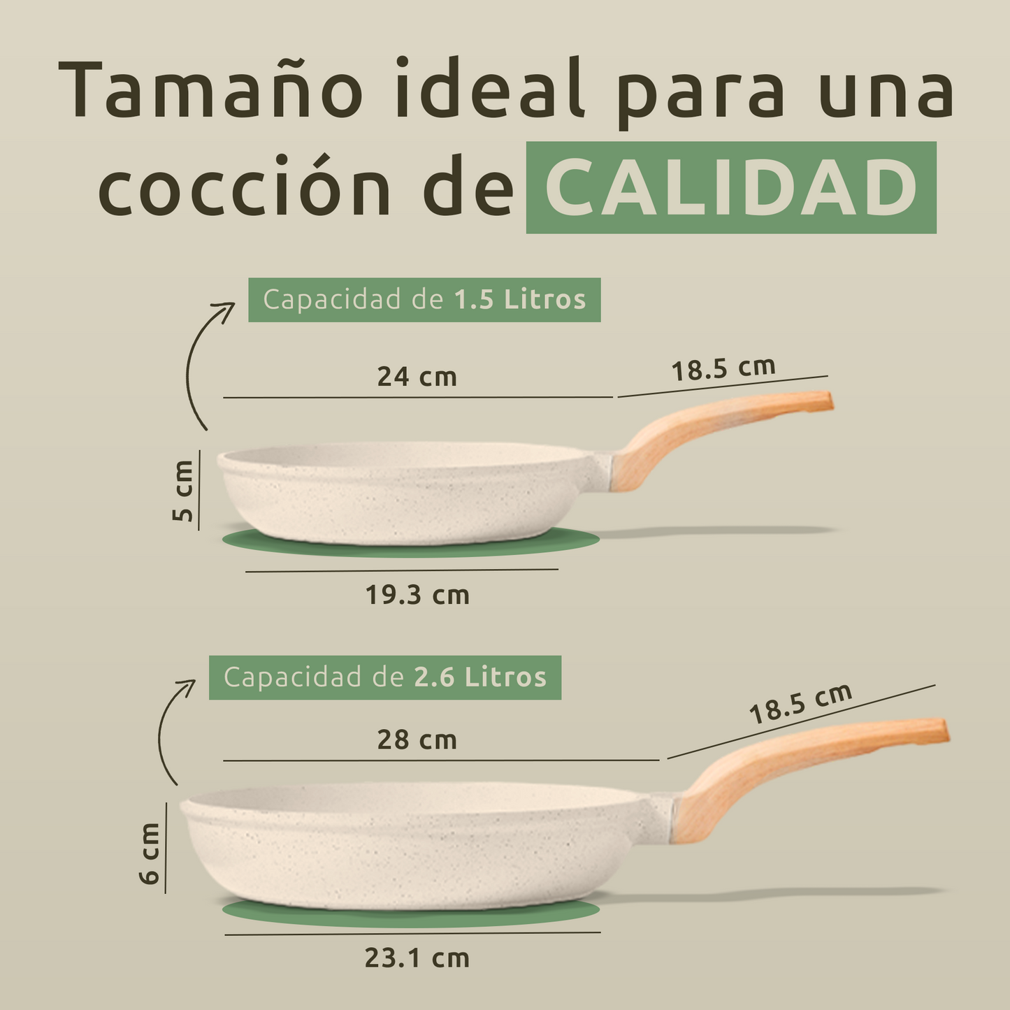 Pack De Sartenes Antiadherentes