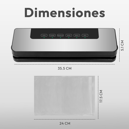 Envasadora Al Vacío + Bolsas de Regalo